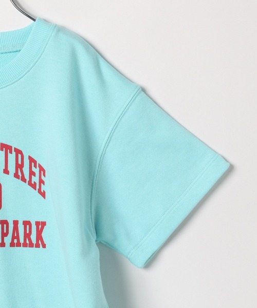 LEPSIM（レプシィム）の「【KIDS】ミニ裏毛ロゴ5分袖プルオーバー　326489（Tシャツ/カットソー・キッズ・ブルー/グレー・120/140）」の10枚目の写真