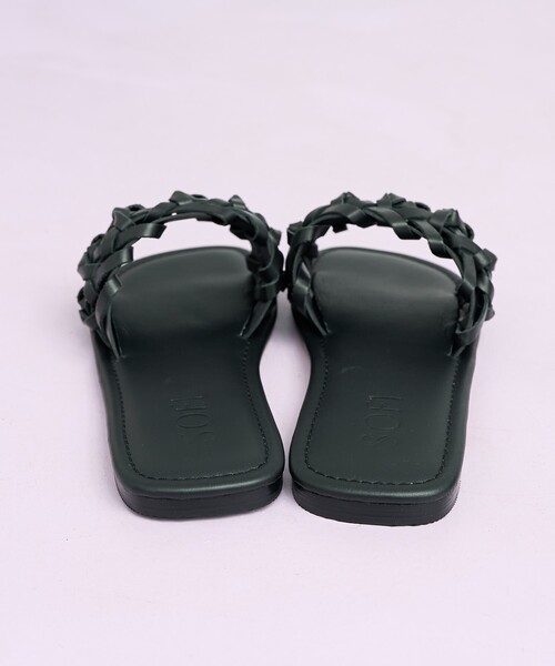 FREAK'S STORE(フリークスストア)の「SOFI/ソフィー 編み込みレザーサンダル(サンダル・レディース・ブラック/キャメル・36/37/38)」の8枚目の写真