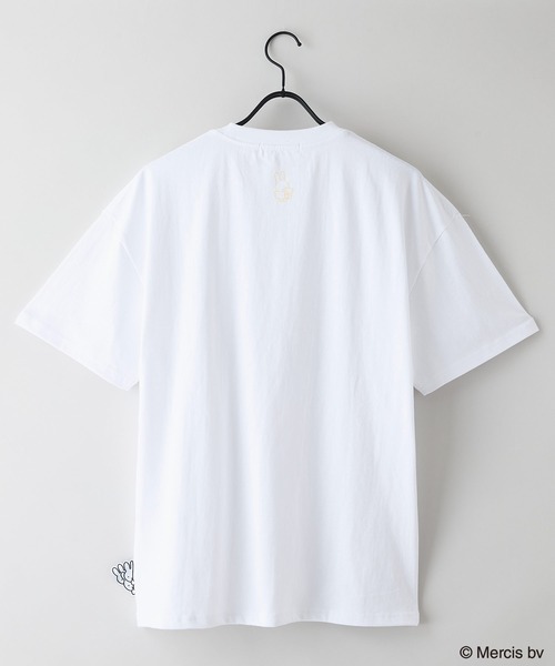 Miffy( ミッフィー)の「【miffy/ミッフィー】Dick Bruna ディック・ブルーナ オリジナルデザイン Tシャツ ドロップショルダー ユニセックス(Tシャツ/カットソー・メンズ・ホワイト系その他2/ベージュ系その他/ホワイト系その他/ピンク系その他2・SMALL/MEDIUM/LARGE)」の6枚目の写真