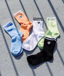 algy | 【抗菌防臭】ハートロゴクルーソックス(ソックス/靴下)