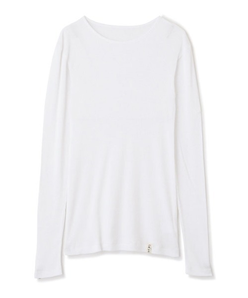 ETRE TOKYO（エトレトウキョウ）の「DEPENDREシアーロンTee（Tシャツ/カットソー・レディース・グレー/アイボリー/ブラック/ホワイト・FREE）」の13枚目の写真