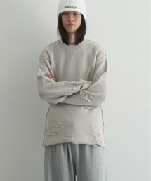 NEONSIGN(ネオンサイン) ニットスウェット ネオンサイン neonsign スウェット Nmw.R.C. Electric Sweat “FOTL”