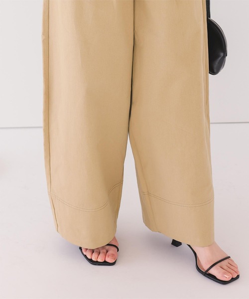 titivate(ティティベイト)の「ツータックバレルパンツ(その他パンツ・レディース・ダークブラウン/ベージュ/アイボリー・SP/S/M/L)」の16枚目の写真