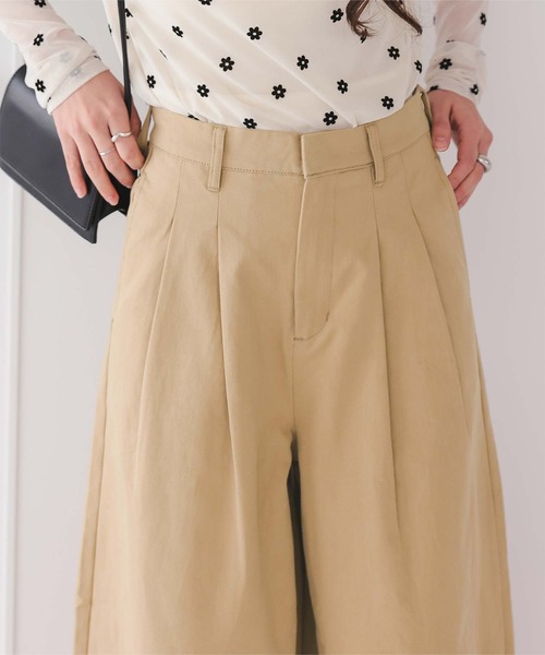 titivate(ティティベイト)の「ツータックバレルパンツ(その他パンツ・レディース・ダークブラウン/ベージュ/アイボリー・SP/S/M/L)」の18枚目の写真