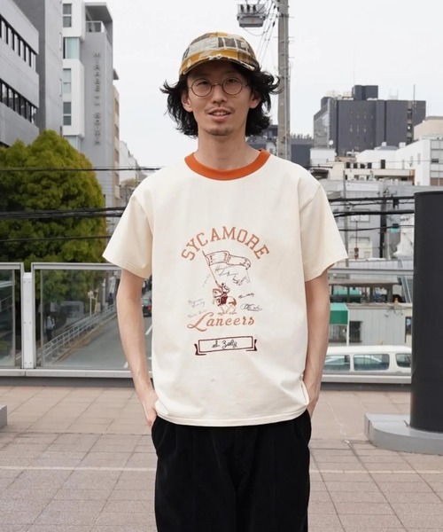 samuel zelig（サミュエルゼリグ）の「【samuel zelig】 Yearbook Tee（Tシャツ/カットソー・メンズ・ナチュラル・SMALL/MEDIUM）」の8枚目の写真