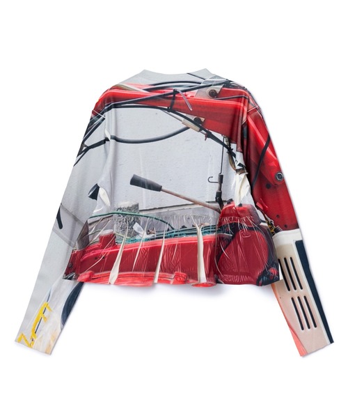 NON TOKYO(ノントーキョー)の「NON TOKYO/ノントーキョー/DIRECT PRINT RIB GATHER C/S(Tシャツ/カットソー・レディース・B/A/C・FREE)」の4枚目の写真