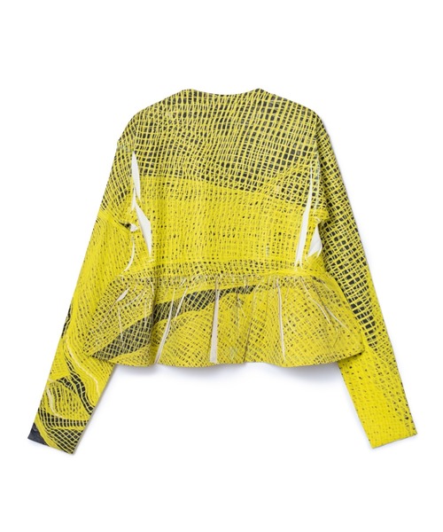 NON TOKYO(ノントーキョー)の「NON TOKYO/ノントーキョー/DIRECT PRINT RIB GATHER C/S(Tシャツ/カットソー・レディース・B/A/C・FREE)」の5枚目の写真