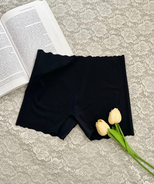 CLEA（クレア）の「シームレスペチコート（インナーウェア/肌着・レディース・ブラック/ホワイト/ベージュ/グレー・FREE）」の9枚目の写真