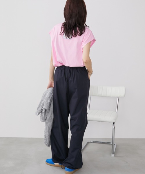 Auntie Rosa Holiday（アンティローザホリデー）の「オーバーサイズノースリ（Tシャツ/カットソー・レディース・ブラック/ピンク/ブルー/ナチュラル/オフホワイト・FREE）」の11枚目の写真