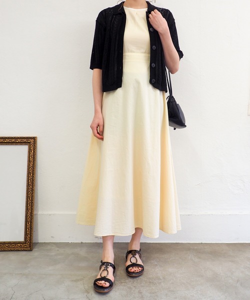 cava cava（サヴァサヴァ）の「メタルリングサンダル　7420197（サンダル・レディース・オフホワイト/ブラック/オレンジ/ライトグリーン・S/M/L/LL）」の19枚目の写真