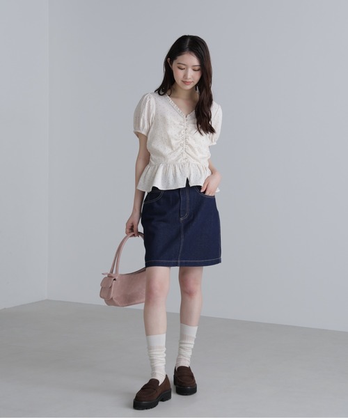 DT MaxMara ★ デニム風 ミニ スカート NABULUS 2色 セール】◇デニムミニスカート（デニムスカート）｜FREE'S MART
