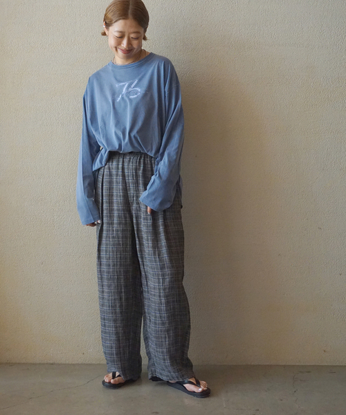 リネンチェックパンツ（その他パンツ）｜JOURNAL STANDARD LUXE