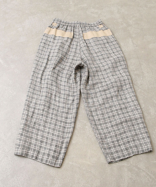 セール】リネンチェックパンツ（その他パンツ）｜JOURNAL