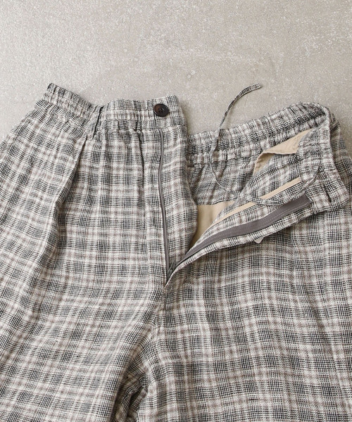 journal standard luxe リネン　ストライプ　パンツ　 M セール】タイプクロス タックパンツ（その他パンツ）｜JOURNAL