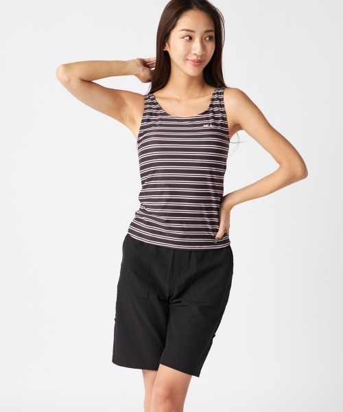 FILA(フィラ)の「【FILA/フィラ】Tシャツ付き水着4点セット/水陸両用オーバーサイズラッシュガードTシャツ・ミッドレングスパンツ付きタンキニ(水着)(水着・レディース・ホワイト/ブラック/ネイビー・SMALL/MEDIUM/LARGE/X-LARGE)」の19枚目の写真