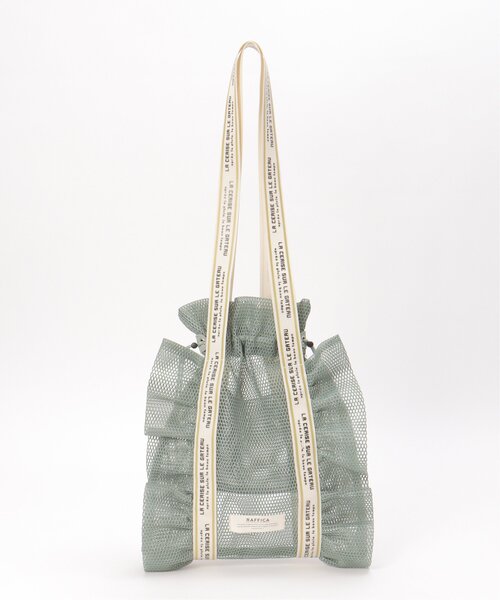 LBC（エルビーシー）の「メッシュフリルトートバッグ（ショルダーバッグ・レディース・グレー/ブラック・FREE）」の21枚目の写真