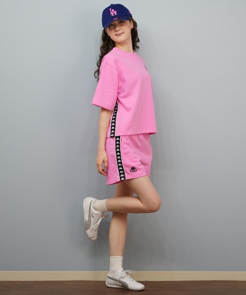 Kappa(カッパ)の「Kappa/カッパ ショートパンツ テープロゴ セットアップ ショーツ 215934(その他パンツ・レディース・ピンク/ホワイト/ブラック・L/M)」の16枚目の写真