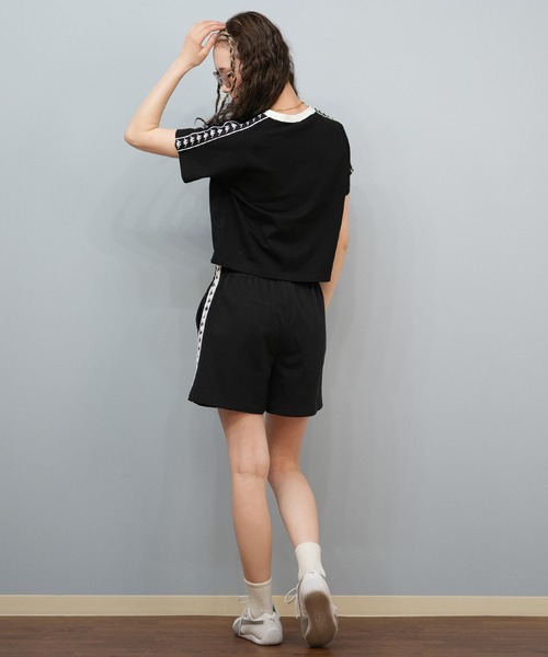 Kappa(カッパ)の「Kappa/カッパ ショートパンツ テープロゴ セットアップ ショーツ 215934(その他パンツ・レディース・ピンク/ホワイト/ブラック・L/M)」の10枚目の写真
