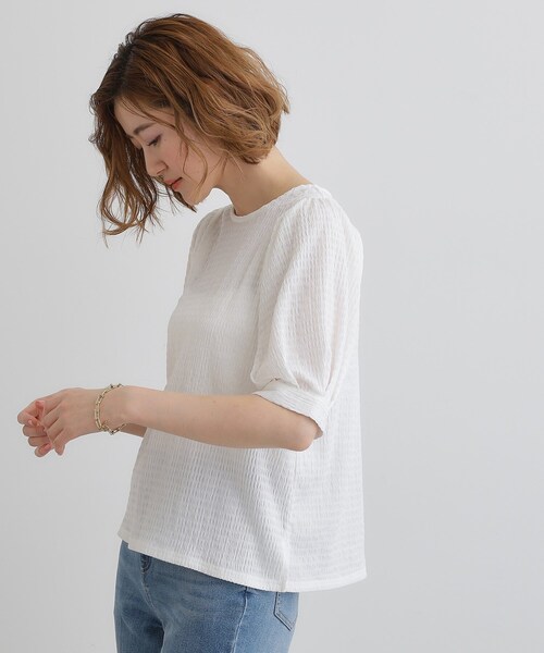 grove(グローブ)の「1枚でお洒落に決まるレースビスチェ×ブラウスSET(シャツ/ブラウス・レディース・アイボリー/スミクロ/ブルー/オレンジ・02/03/01)」の9枚目の写真