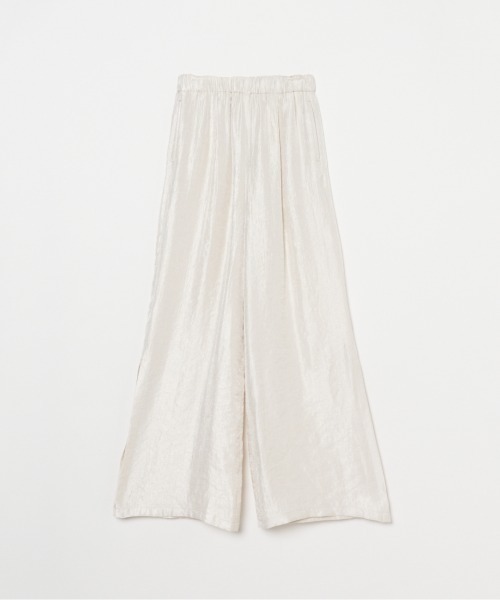 SATIN SLIT EASY PANTS(その他パンツ)|HELIOPOLE(エリオ SATIN SLIT EASY PANTS(その他パンツ)|HELIOPOLE(エリオ