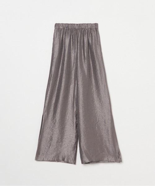 HELIOPOLE(エリオポール)の「SATIN SLIT EASY PANTS(その他パンツ・レディース・アイボリー/ダークブラウン・36/38)」の3枚目の写真