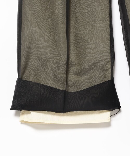 セール】シアー レイヤード ワイド パンツ（その他パンツ）｜Ray BEAMS