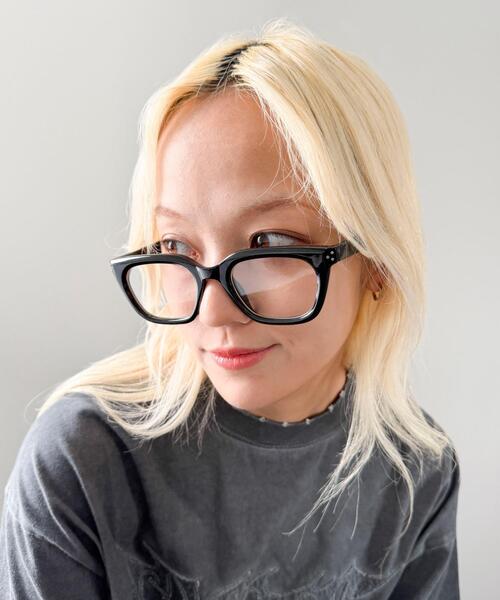 WEGO（ウィゴー）の「WEGO/クリアレンズウェリントン（サングラス・レディース・その他1・FREE）」の4枚目の写真