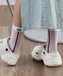 algy | タテラインシースルークルーソックス(ソックス/靴下)