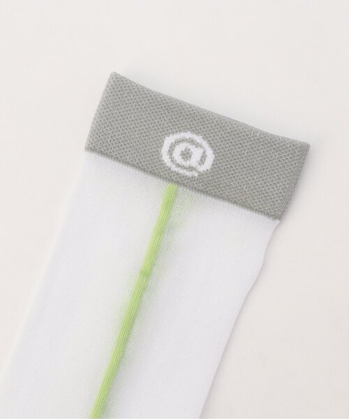 algy（アルジー）の「タテラインシースルークルーソックス（ソックス/靴下・キッズ・ブラック/グレー/オフホワイト・21/24）」の8枚目の写真
