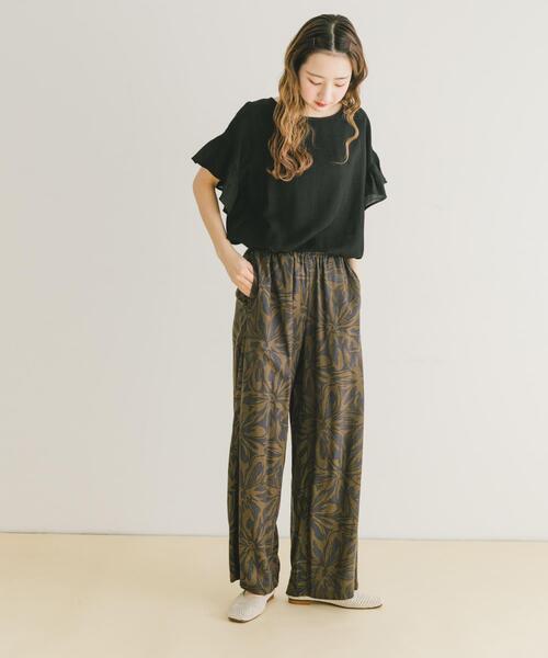 ITEMS URBANRESEARCH(アイテムズ アーバンリサーチ)の「袖フリルブラウス(シャツ/ブラウス・レディース・オフホワイト/ブラック/ブルー・FREE)」の21枚目の写真