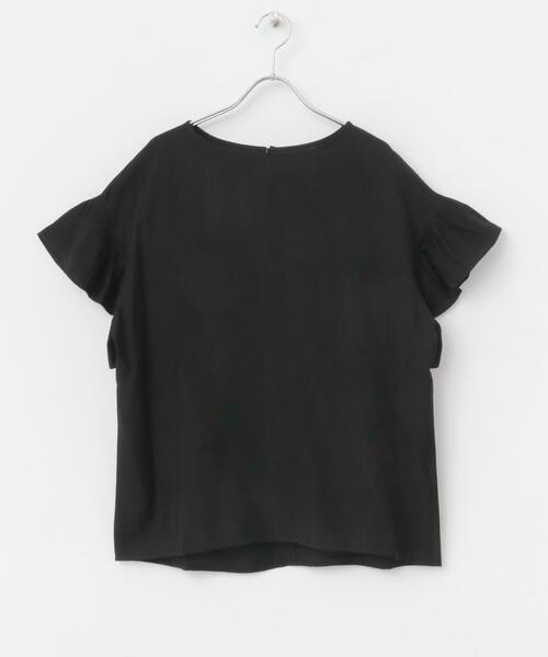 ITEMS URBANRESEARCH(アイテムズ アーバンリサーチ)の「袖フリルブラウス(シャツ/ブラウス・レディース・オフホワイト/ブラック/ブルー・FREE)」の22枚目の写真