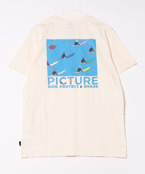 PICTURE ORGANIC CLOTHING(ピクチャーオーガニッククロージング)の「【PICTURE/ピクチャー】SB TEE 1 Tシャツ ワンポイント バックプリント(Tシャツ/カットソー・メンズ・ホワイト・SMALL/MEDIUM/LARGE/X-LARGE)」の6枚目の写真