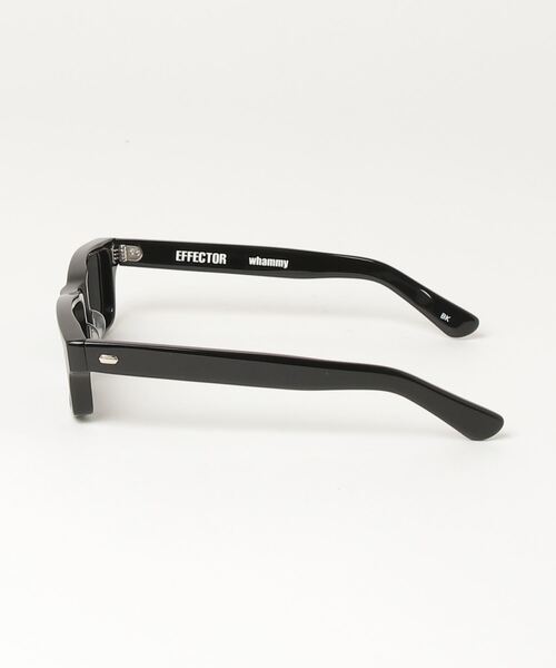 EFFECTOR whammy ブラックメガネ 日本製 EFFECTOR エフェクター メガネ whammy ワーミー BK ブラック 52