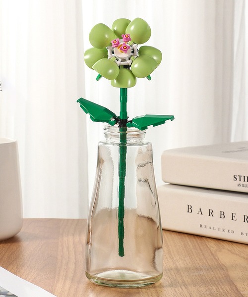 somni / ソニ 】ブロックフラワー 一輪挿し（インテリア雑貨