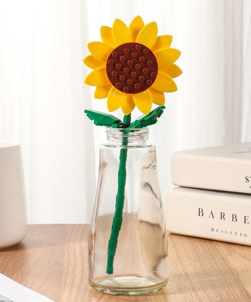 somni / ソニ 】ブロックフラワー 一輪挿し（インテリア雑貨