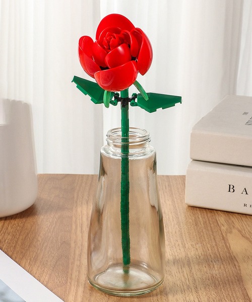 中国台湾 一輪挿し somni / ソニ 】ブロックフラワー 一輪挿し（インテリア雑貨