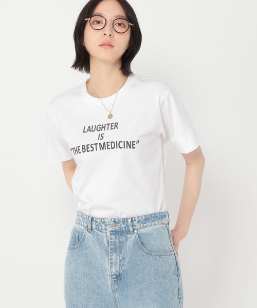 studio CLIP(スタディオクリップ)の「【daily CLIP】ボーイズシルエットTシャツ(Tシャツ/カットソー・レディース・ネイビー/ホワイト/ブラウン・FREE)」の6枚目の写真