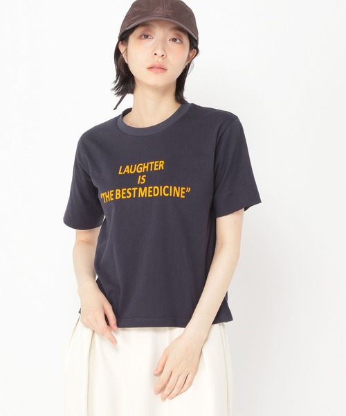 studio CLIP(スタディオクリップ)の「【daily CLIP】ボーイズシルエットTシャツ(Tシャツ/カットソー・レディース・ネイビー/ホワイト/ブラウン・FREE)」の21枚目の写真