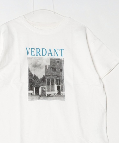 Per sist ence（パーシエンス）の「綿天竺フォトプリント半袖Tシャツ（Tシャツ/カットソー・レディース・ブルー/ブラック/イエロー/ピンク・ONE SIZE）」の6枚目の写真