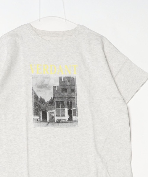 Per sist ence（パーシエンス）の「綿天竺フォトプリント半袖Tシャツ（Tシャツ/カットソー・レディース・ブルー/ブラック/イエロー/ピンク・ONE SIZE）」の13枚目の写真