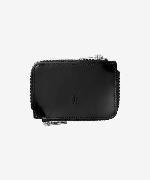 th products（ティーエイチプロダクト）の「【th products】W ZIP Card Case（その他小物・メンズ・ブラック・FREE）」の2枚目の写真