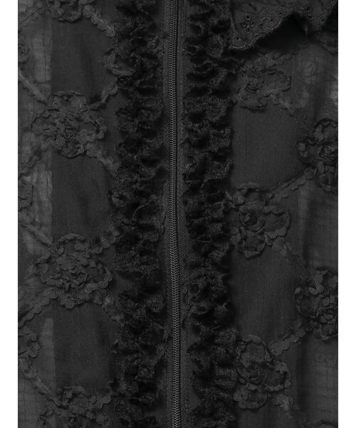 flower frill laceブルゾン（ブルゾン）｜merry jenny（メリージェニー