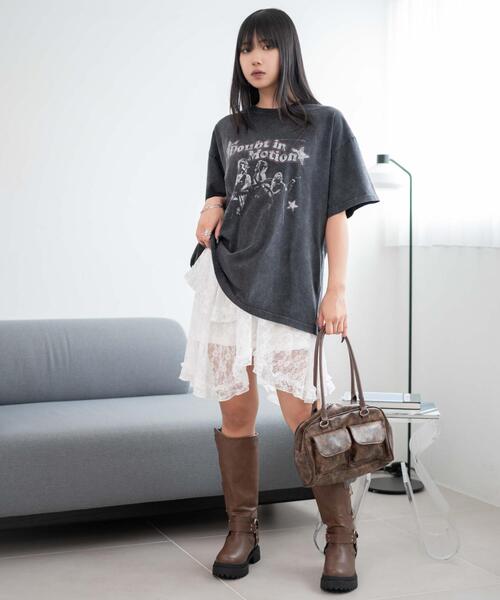 WEGO(ウィゴー)の「WEGO/イレヘムレースミニスカート(スカート・レディース・ホワイト・FREE)」の3枚目の写真