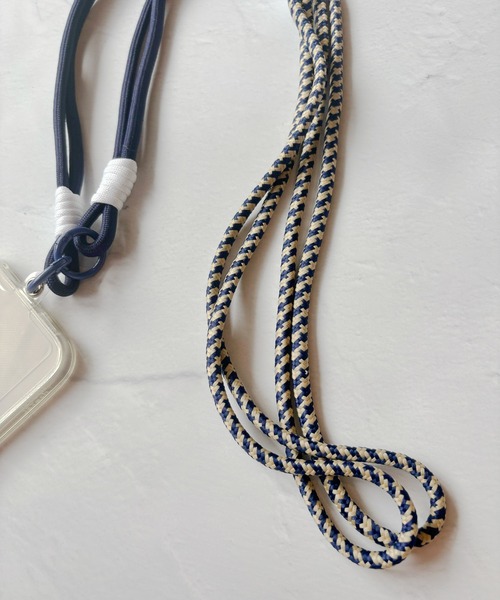 lit.Cy（リットシー）の「カラフルロープ コンビ スマホショルダー ストラップ（スマホグッズ・レディース・ブラック/イエロー系その他/ライトブルー/パープル/ネイビー・FREE）」の3枚目の写真