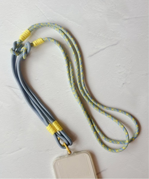 lit.Cy（リットシー）の「カラフルロープ コンビ スマホショルダー ストラップ（スマホグッズ・レディース・ブラック/イエロー系その他/ライトブルー/パープル/ネイビー・FREE）」の7枚目の写真