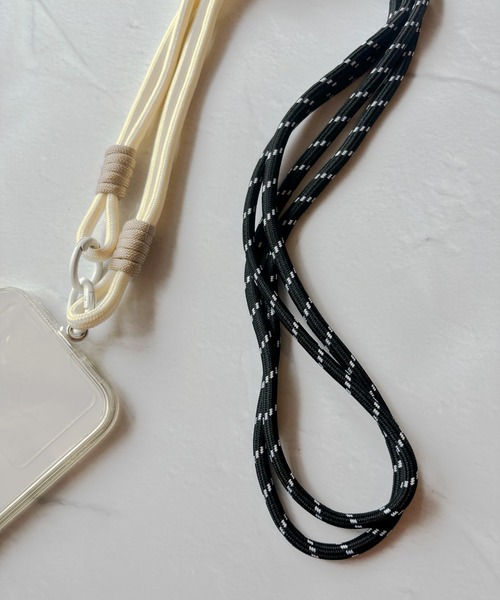 lit.Cy（リットシー）の「カラフルロープ コンビ スマホショルダー ストラップ（スマホグッズ・レディース・ブラック/イエロー系その他/ライトブルー/パープル/ネイビー・FREE）」の13枚目の写真