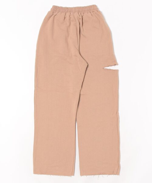 esutoreja(エストレジャ)の「ダメージスウェットパンツ(スウェットパンツ・レディース・ベージュ/ブラック/グレー・FREE)」の19枚目の写真