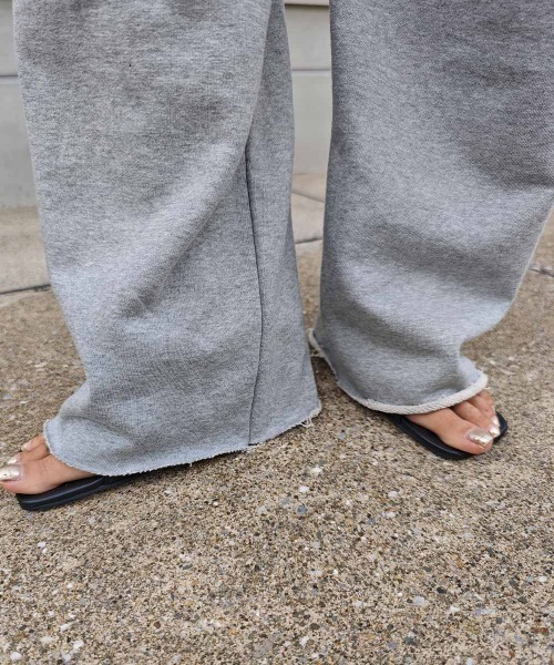 esutoreja(エストレジャ)の「ダメージスウェットパンツ(スウェットパンツ・レディース・ベージュ/ブラック/グレー・FREE)」の17枚目の写真