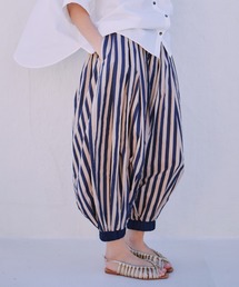 manana suerte（マニャーナスエルテ）の「ボリュームストライプサーカスパンツ（その他パンツ）」