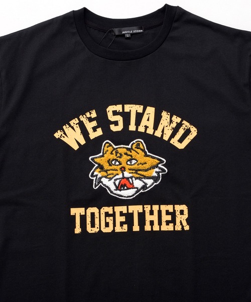 Revo.（レボ）の「アニマル 手書きイラスト サガラ刺繍 オーバーサイズTシャツ ヘビ 猫 虎 ロゴ プリント（Tシャツ/カットソー・メンズ・ホワイト系その他2/ブラック系その他/ブラック/ブラック系その他2/ホワイト/ホワイト系その他・M/L）」の16枚目の写真